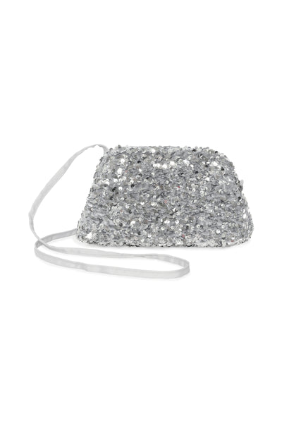 Part Two Dalina Sequin Bag, Silver