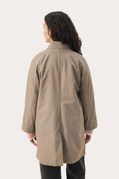 Part Two Ettie Car Coat, Desert Taupe