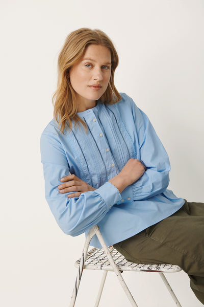 Part Two Filica Blouse, Placid Blue