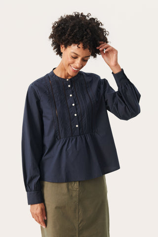 Part Two Filica Blouse, Dark Navy