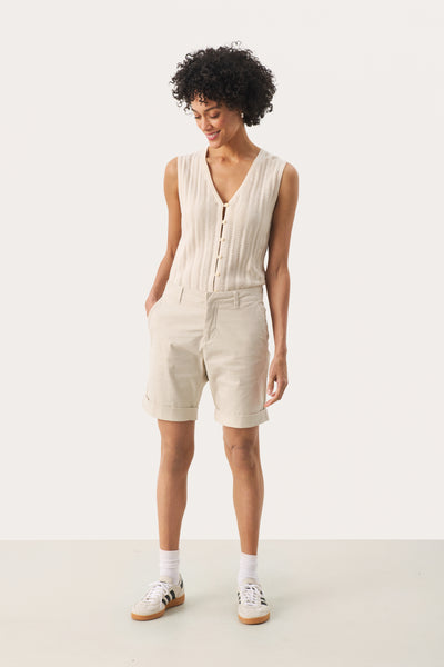 Part Two Hanijan Shorts, Vetiver Green
