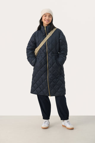 Part Two Cheas Puffa Coat, Dark Navy