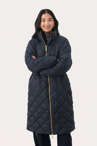 Part Two Cheas Puffa Coat, Dark Navy