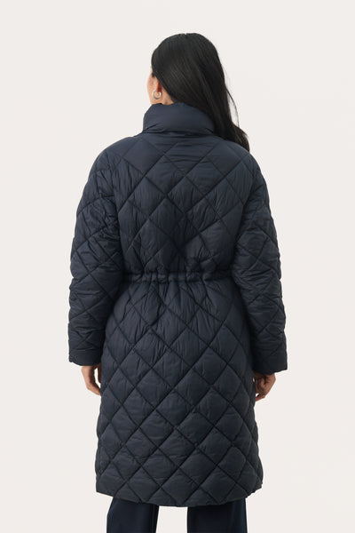 Part Two Cheas Puffa Coat, Dark Navy