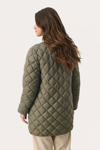 Part Two Lucca Puffa Coat, Smokey Olive