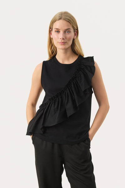 Part Two Julieve Top, Black