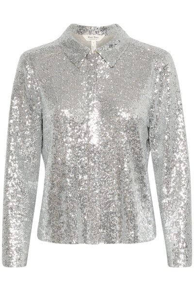 Part Two Mabelle Shirt, Silver