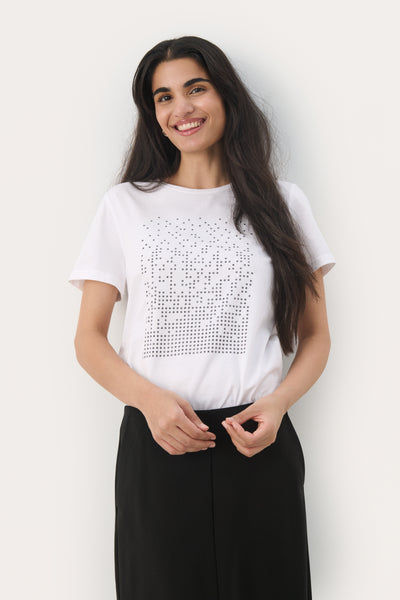 Part Two Maggi T-shirt, Shimmer Dot Print