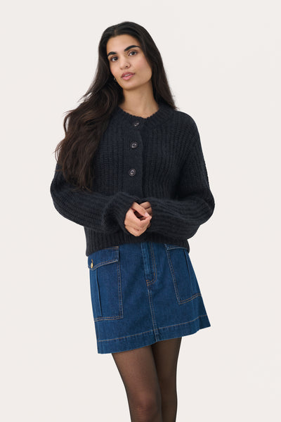 Part Two Pirette Cardigan, Dark Navy