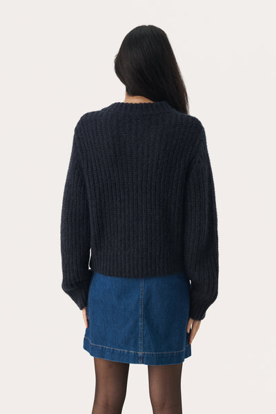 Part Two Pirette Cardigan, Dark Navy