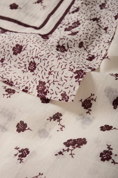 Part Two Phi Cotton Scarf, Fig