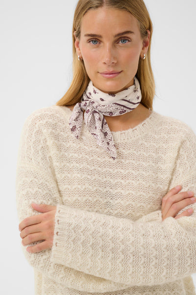 Part Two Phi Cotton Scarf, Fig