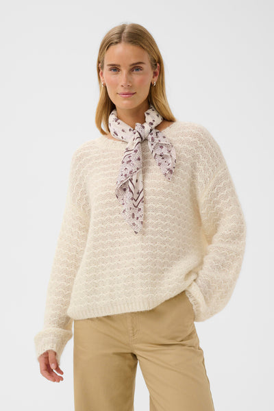 Part Two Phi Cotton Scarf, Fig