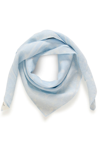 Part Two Phi Cotton Scarf, Heather Blue