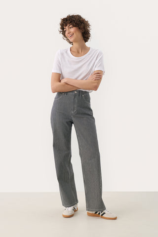 Part Two Simoni Trousers, After Midnight Stripe