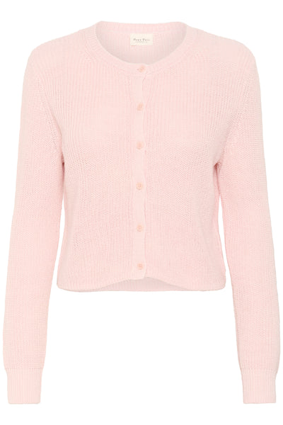 Part Two Gigia Linen Cardigan, Mauve Chalk