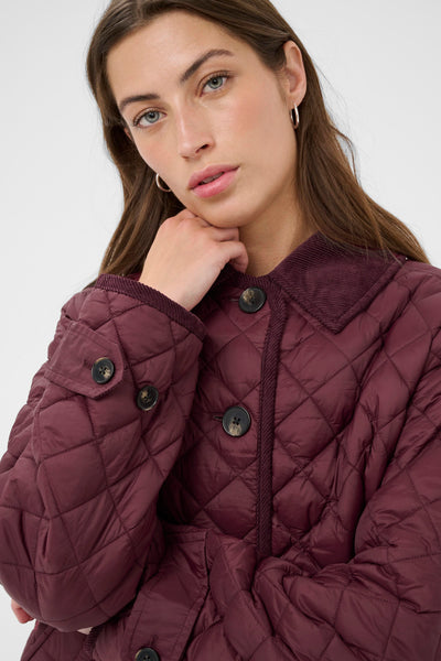 Part Two Safiya Short Jacket, Tawny Port