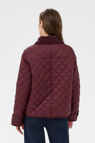 Part Two Safiya Short Jacket, Tawny Port