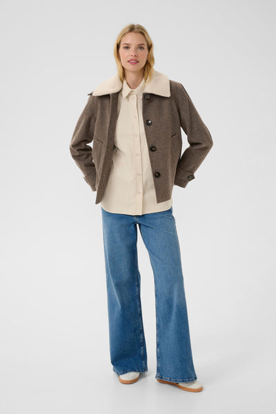 Part Two Sylvia Jacket, Dark Walnut
