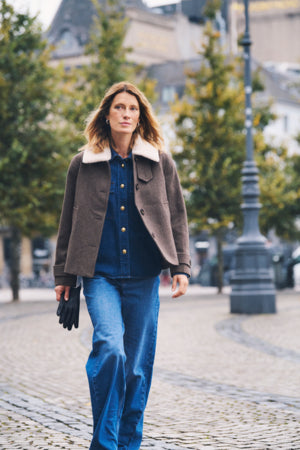 Part Two Sylvia Jacket, Dark Walnut