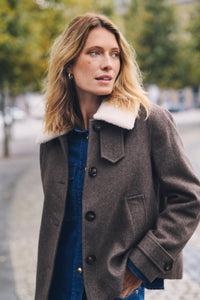 Part Two Sylvia Jacket, Dark Walnut