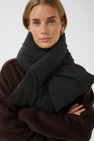 Part Two Sunita Quilted Scarf, Black