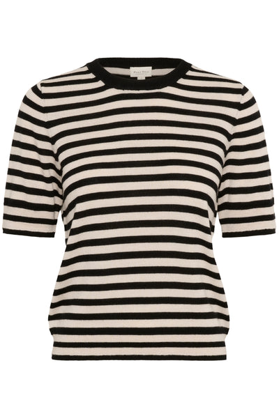 Part Two Natanya Wool Knitwear, Natural Stripe