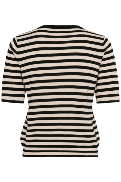 Part Two Natanya Wool Knitwear, Natural Stripe