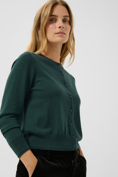 Part Two Noelani Wool Cardigan, Green Gables