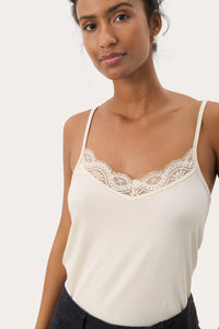 Part Two Nataliene Vest Top, Whtiecap Grey