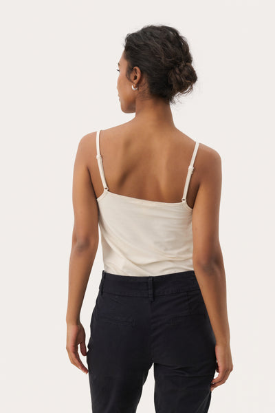 Part Two Nataliene Vest Top, Whtiecap Grey