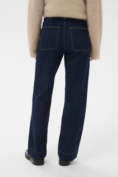 Part Two Barba Jeans, Dark Blue Rinse Denim