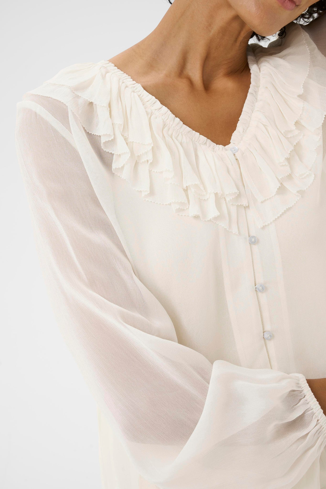 Part Two Sanaz Blouse, Eggnog