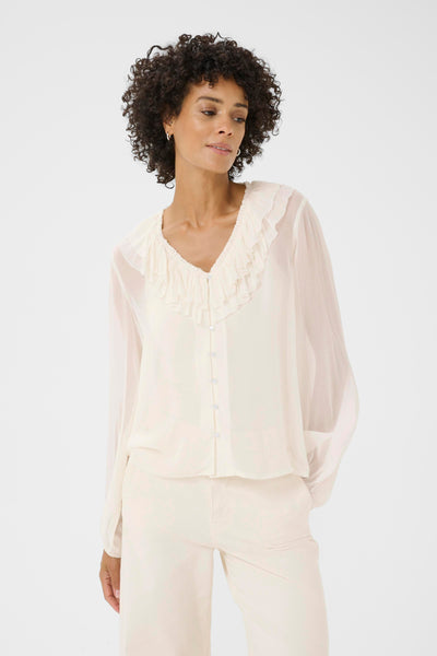 Part Two Sanaz Blouse, Eggnog