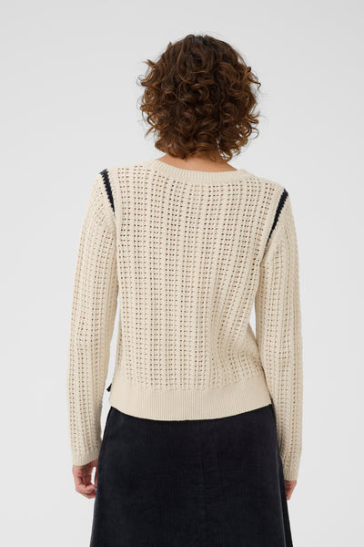 Part Two Selenia Knitwear, Whitecap Grey/ Dark