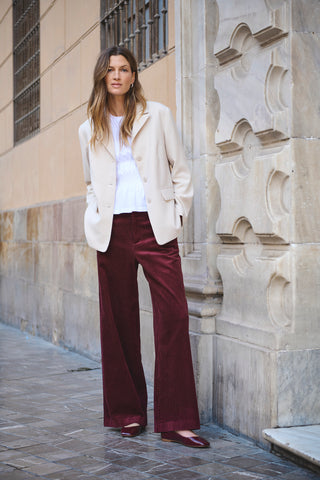 Part Two Clarissi Corduroy Trousers, Tawny Port