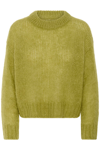 Part Two Sille Pullover, Olive Green