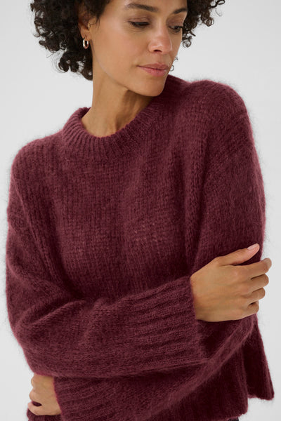 Part Two Sille Pullover, Tawny Port