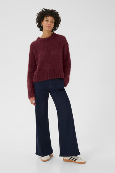 Part Two Sille Pullover, Tawny Port