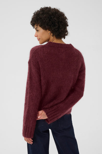 Part Two Sille Pullover, Tawny Port