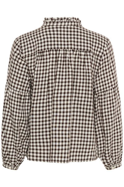 Part Two Samilla Shirt, Garnache Mini Check