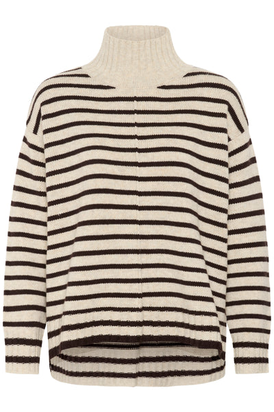 Part Two Lilye Knitwear, French Oak and Ganache Stripe
