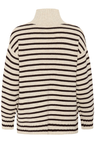 Part Two Lilye Knitwear, French Oak and Ganache Stripe