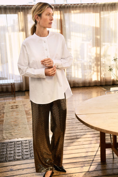 Part Two Vildana Long Cotton Shirt, Bright White