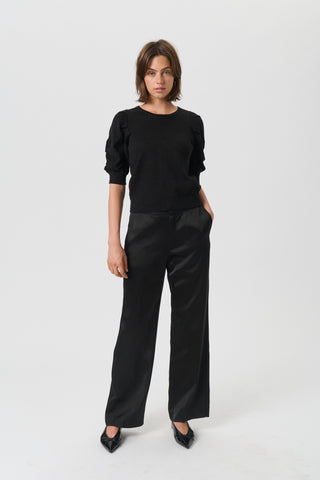 Part Two Varaia Knitwear, Black Lurex