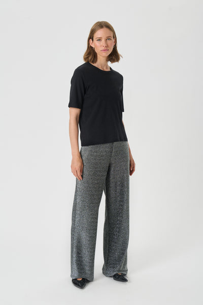 Part Two Vibekke Trousers, Black Shimmer