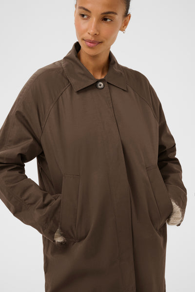 Part Two Ettie Coat, Chocolate Brown