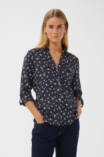 Part Two Cortnio Blouse, Dark Navy