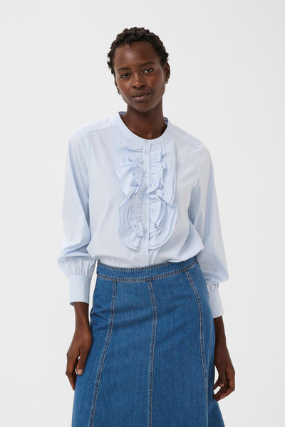 Part Two Zainas Blouse, Heather Blue