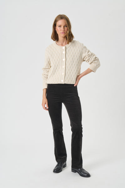 Part Two Nikelan Trouser, Black Velvet